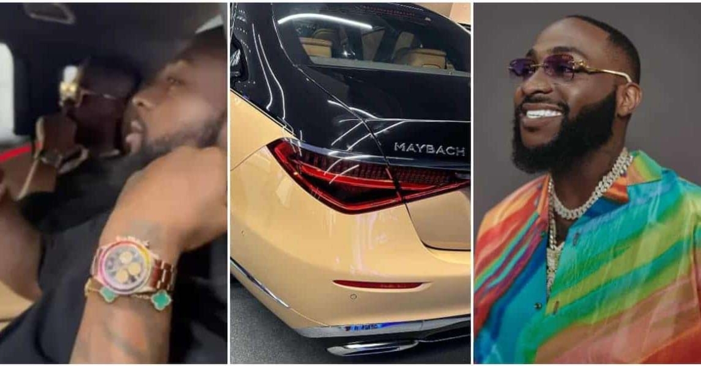 Davido Splashes N394m on Brand New 2023 Maybach Virgil Abloh, Many ...